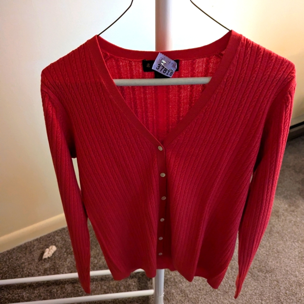 Brooks Brothers Pink Cardigan - Size 8